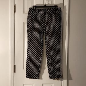 White house black market ankle cropped dress pants